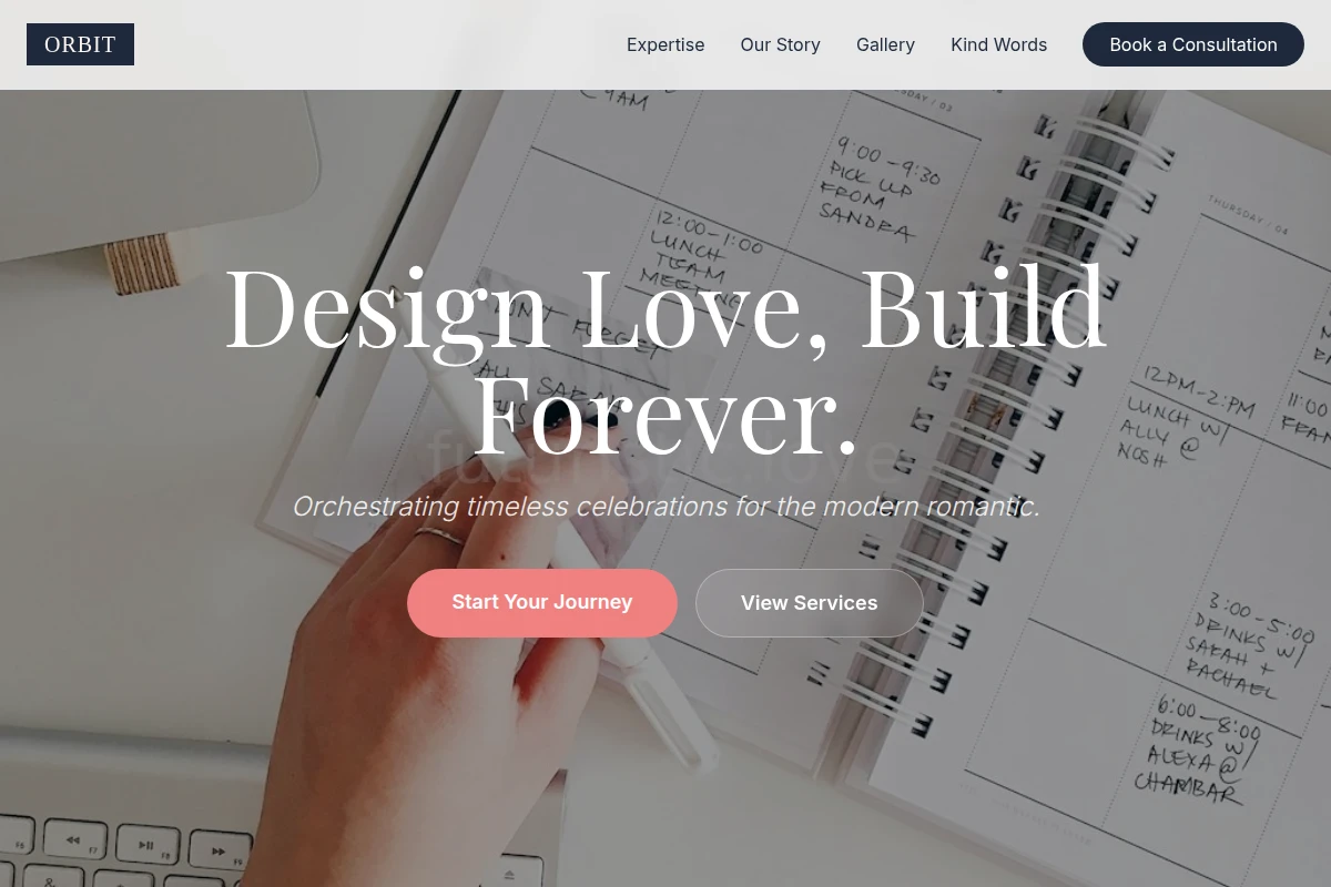 Orbit Wedding Planner