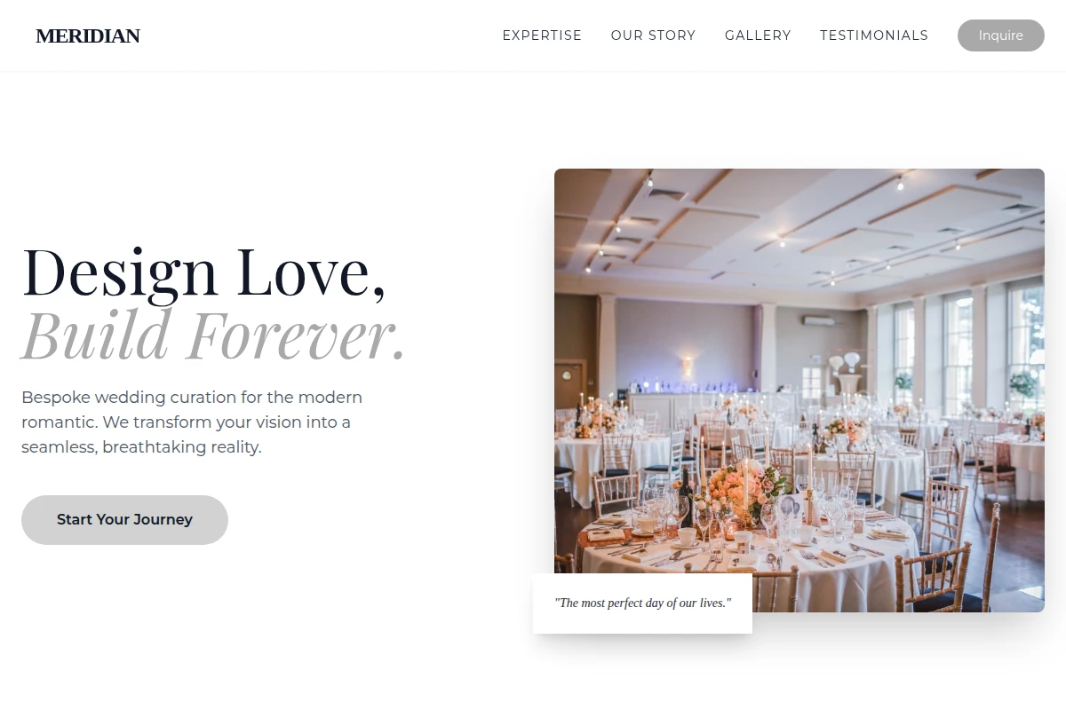 Meridian Wedding Planner